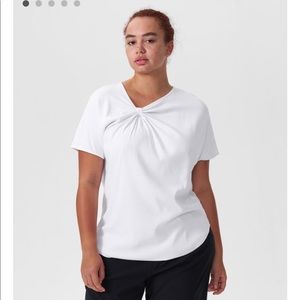 Universal Standard Mackaya Luxe Twill Top